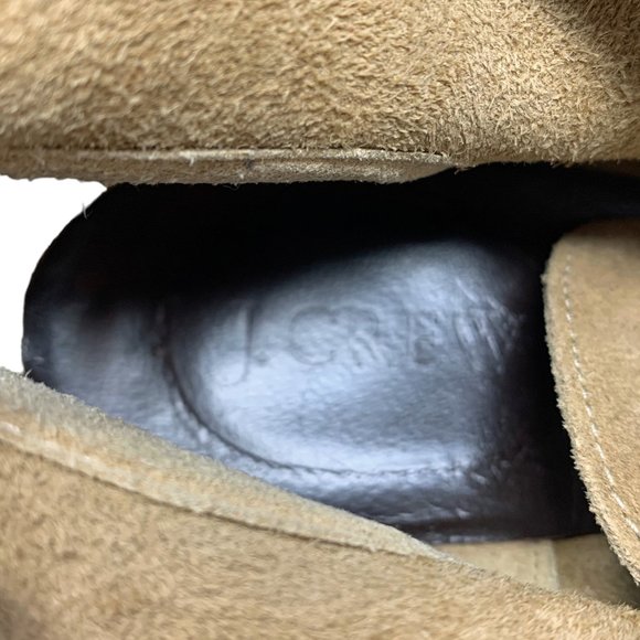 J Crew MacAlister 28671 Tan Italian Suede Lace Up Chukka Boot - Picture 3 of 9